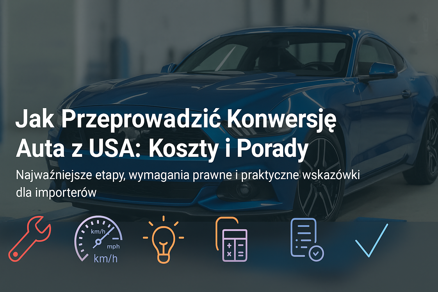 Jak przeprowadzić konwersję auta z USA? Koszty i porady