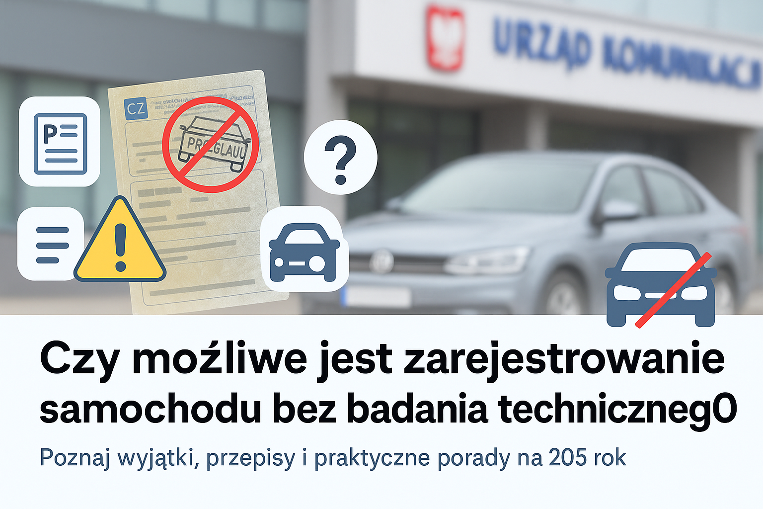 Czy można zarejestrować samochód bez przeglądu? Wyjaśnienie